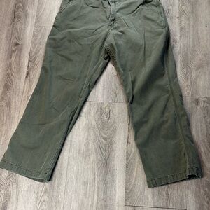 Carhartt Pants Mens 36x30 Green Rugged Flex Relaxed Fit Carpenter Work 102291